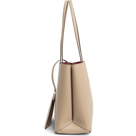 New Kate Spade All Day Large Tote Leather Timeless Taupe - Picture 5 of 5